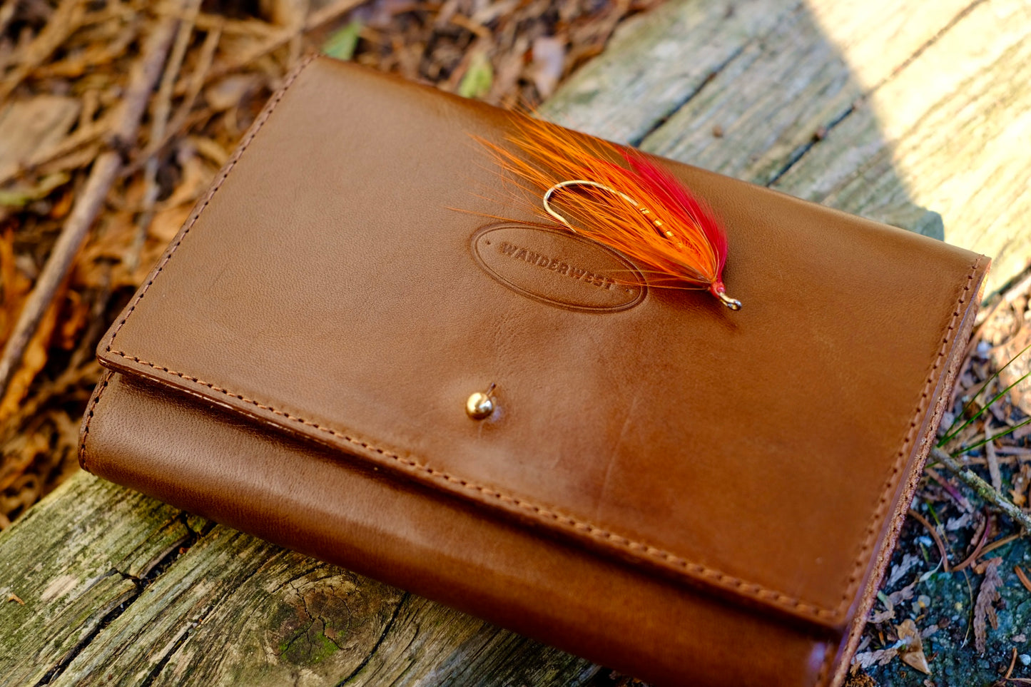 FLY WALLET with Button Stud